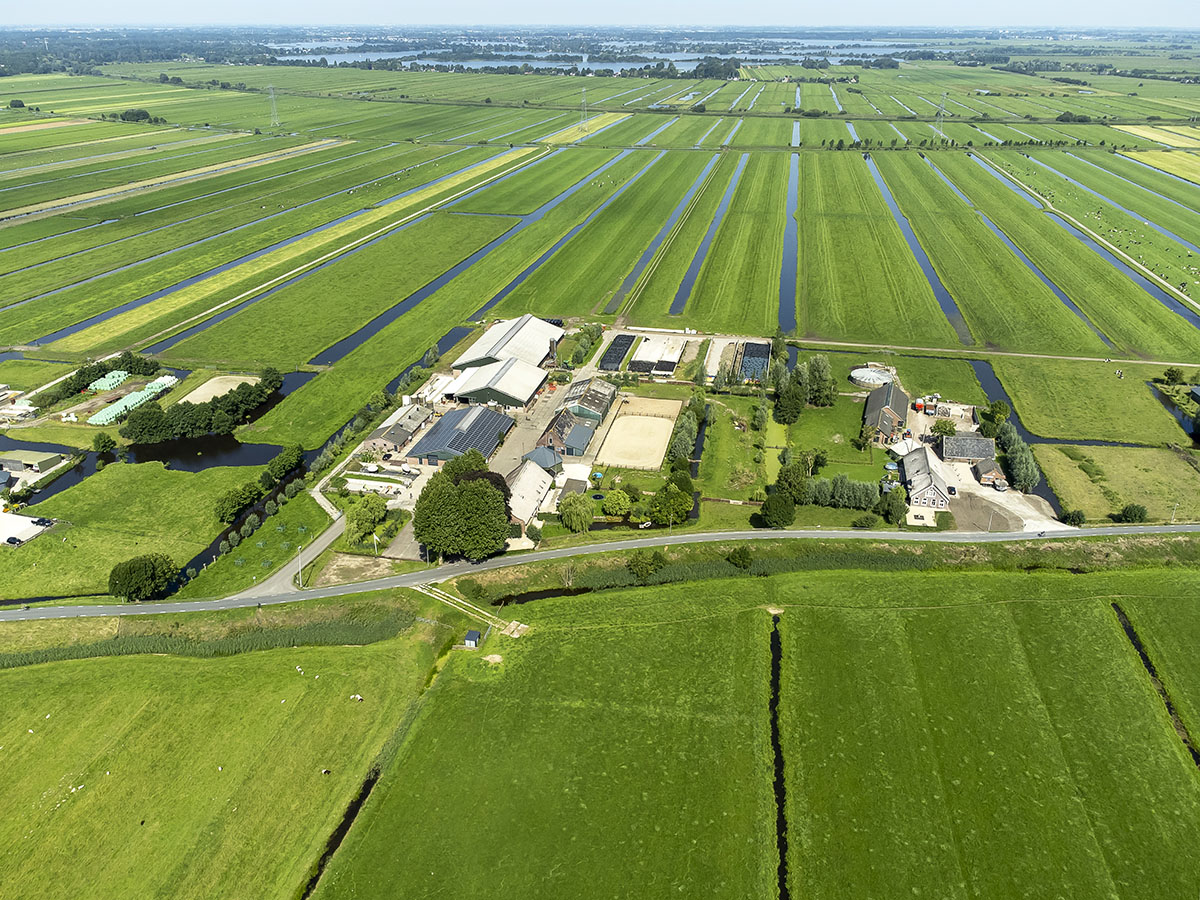 luchtfotografie boerenbedrijf