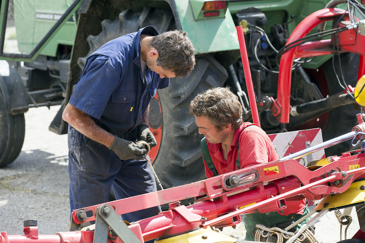 reparatie landbouwmachine