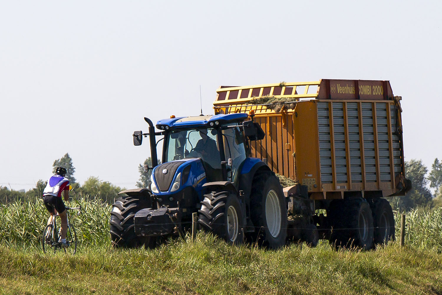 fietser tractor